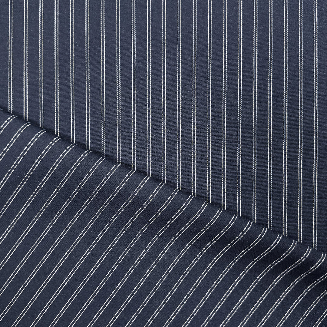 Çift Çizgili Likralı Kumaş (Double Lines Stripe Stretch)